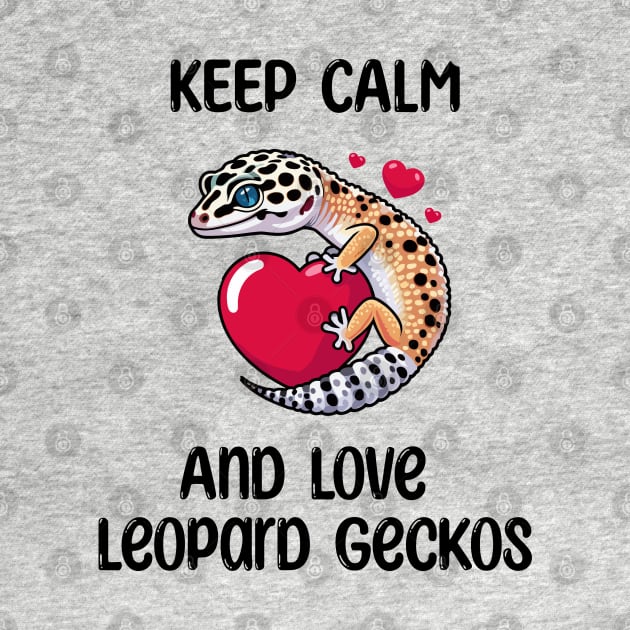 Leopard Gecko Keep Calm and by dinokate